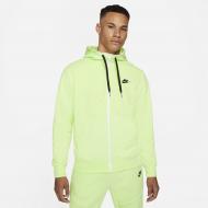 Джемпер Nike M NSW CE FZ FT HOODIE SNL ++ CZ9944-383 р. 2XL салатовый Джемпер Nike M NSW CE FZ FT HOODIE SNL ++ CZ9944-383 р. 2XL салатовый