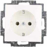 Розетка с заземлением ABB Basic 55 SCHUKO 2P+E 16 А 250 В без шторок белый 20 EUC;20 EUC-94-507