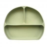 Тарелка секционная Lindo силиконовая (зеленая) 964-3 Тарелка секционная Lindo силиконовая (зеленая) 964-3