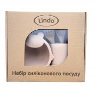 Набор силиконовой посуды Lindo бежевый 953-4 Набор силиконовой посуды Lindo бежевый 953-4