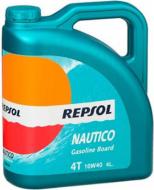 Моторное масло минеральное Repsol Nautico Gasoline Board 4T 10W-40 4 л (RP132N54)