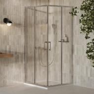 Душевая кабина Ravak X-Point Slim XPSRV2-90 полированный алюминий Transparent