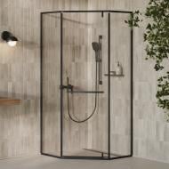 Душова кабіна Ravak X-Point Slim XPSHP3-90 чорний Transparent