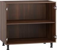 Тумба нижняя Грейд распашная (стандарт) 900x820x522 мм орех темный