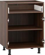 Тумба нижняя Грейд с метабоксом (стандарт) 600x820x522 мм орех темный