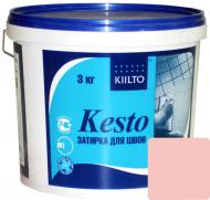 Затірка для плитки Kiilto Kesto 20 3 кг рожевий