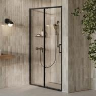 Душевые двери Ravak X-Point Slim XPSDP2-120 Черный Transparent Душевые двери Ravak X-Point Slim XPSDP2-120 Черный Transparent