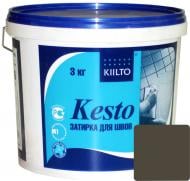 Затирка для плитки Kiilto Kesto 50 3 кг черный