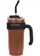 Термопляшка CoolPack 860 мл copper black