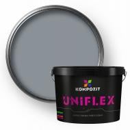 Краска универсальная резиновая Kompozit UNIFLEX мат RAL 7001 0,9 кг