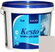 Затірка для плитки Kiilto Kesto 40 3 кг сірий