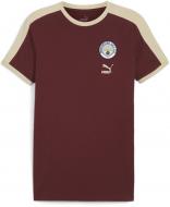 Футболка Puma MCFC FTBLHERITAGE T7 TEE 76949517 р.S бежевый