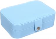 Шкатулка для украшений голубой 16х11,5х5 см CX1383 Flatty