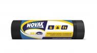 Мішки для сміття із затяжками Novax стандартні 35 л 15 шт.
