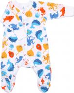 Комбинезон детский унисекс Minikin р.56 молочный 21300256