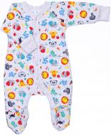 Комбинезон детский унисекс Minikin р.56 серый меланж 21300256