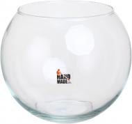 Ваза скляна Куля 18 см прозорий