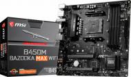 Материнська плата MSI B450M BAZOOKA MAX WIFI (Socket AM4, AMD B450, mirco ATX)