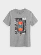 Футболка 4F J4L21-JTSM202A-24M серый Футболка 4F J4L21-JTSM202A-24M серый