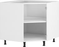 Тумба нижня Грейд трапеція ТОП 856x820x856 мм білий