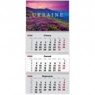 Календарь настенный Axent квартальный 8803-26-20-A RU 2 2026