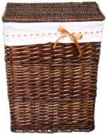 Корзина плетеная с текстилем Tony Bridge Basket 44x34x56 см HQ13-10AB-1