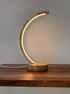 Настольная лампа офисная Luxury Wood Lunara 26 Вт ясень темный T-L5F-AD