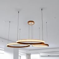 Люстра подвесная Luxury Wood Grace 162 Вт ясень темный DC-PS5F-PS6A-PS7A-AD