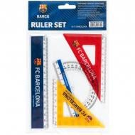 Набор линейка 15 см 2 угольника транспортир с принтом BC KITE