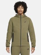 Джемпер Nike M NK TCH FLC FZ WR HOODIE FB7921-222 р.S зелений