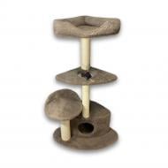 Когтеточка Природа Городок угловая бежевая