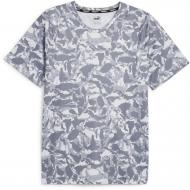 Футболка Puma FIT ULTRABREATHE AOP TEE 52492542 р.M сірий