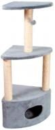 Когтеточка Природа Д12 угловая с будкой, серая