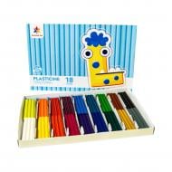 Пластилин восковый 18 цветов 200318 Райдуга-Трейд