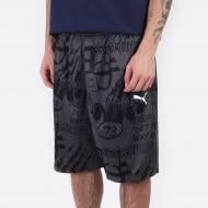 Шорты Puma Mesh Practice Short AOP 53413706 р. S черный