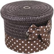 Кошик плетений з текстилем Tony Bridge Basket 24x22x18 см DSA16-7CD-5