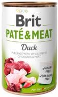 Консерва для всех пород Brit Care Pate & Meat с уткой, 400г, для собак 400 г