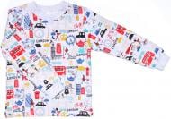 Пижама детская для мальчика Татошка р.152 белый с принтом 102202