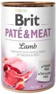 Консерва для всех пород Brit Care Pate & Meat0с ягненком, 400г, для собак 400 г