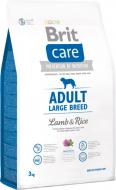 Корм для крупных пород Brit Care Adult Large Breed для собак крупных пород с ягненком и рисом, 3 кг, 132713 3 кг