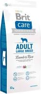 Корм для крупных пород Brit Care Adult Large Breed для собак крупных пород с ягненком и рисом, 12кг, 132712 12 кг