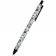 Ручка шариковая Axent автомат. 1092-07-A Black Leaves