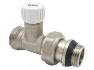 Кран радиаторный V&G VALOGIN прямой нижний под евроконус 1/2"х 3/4" VG-602111