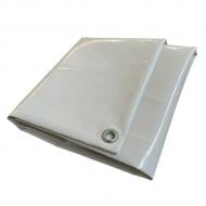 Тент универсальный Техно Тент Плюс водонепроницаемый ПВХ 450 г/м² с люверсами 2,90х3 м серый