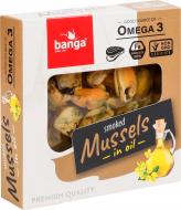 Мясо мидий BANGA копчёные в масле к/у 120 г