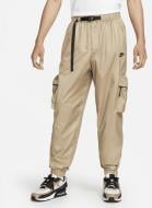 Брюки Nike M NK TCH WVN LND PANT FB7911-247 р. 2XL бежевый