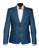 Пиджак школьный West-Fashion р.146 синий А208