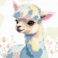 Картина по номерам Strateg Сказочный олененок 30х30 см ES-0915 Картина по номерам Strateg Сказочный олененок 30х30 см ES-0915