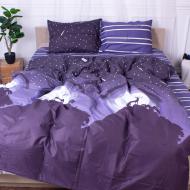 Комплект постельного белья Сатин 22-1198-1 New Year 2х143х210 см мультиколор MirSon