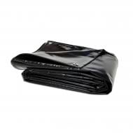 Тент универсальный Техно Тент Плюс водонепроницаемый ПВХ 450 г/м² с люверсами 2,85х5 м черный